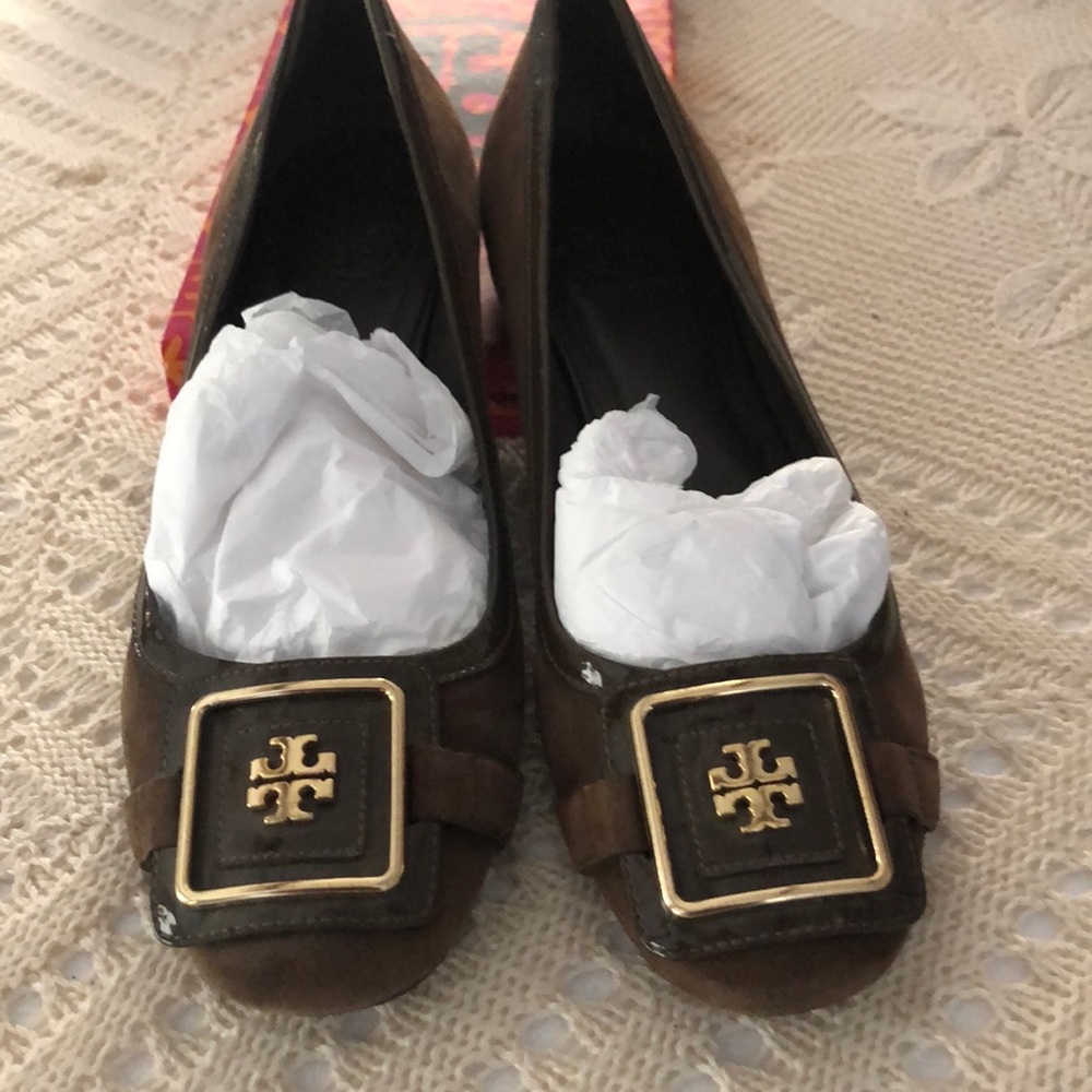 Tory Burch sorry suede ballet flats